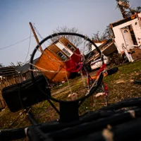 Proprietate distrusă de tornadă în  Rolling Fork, Mississippi. - Foto: Profimedia Images