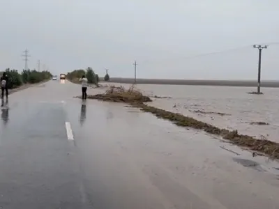 Viitură în județul Constanța - Foto: captură IGSU
