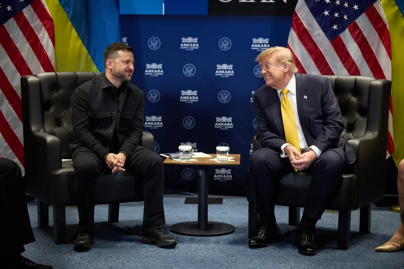 Volodimir Zelenski și Donald Trump - Foto: Profimedia images