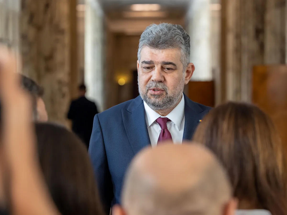 Premierul Marcel Ciolacu va discuta astăzi cu oficialii europeni despre reformele prin PNRR Foto: gov.ro