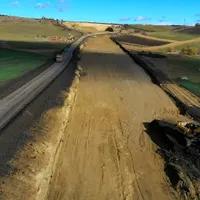 Chinul șoferilor între Turda și Dej, terminat în 2024? Ciotul de 5 km de la Tureni evoluează - Foto: Facebook/Asociația Pro Infrastructură
