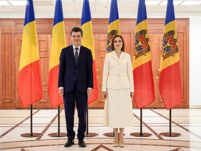 Maia Sandu,Nicusor Dan - Foto: Profimedia Images
