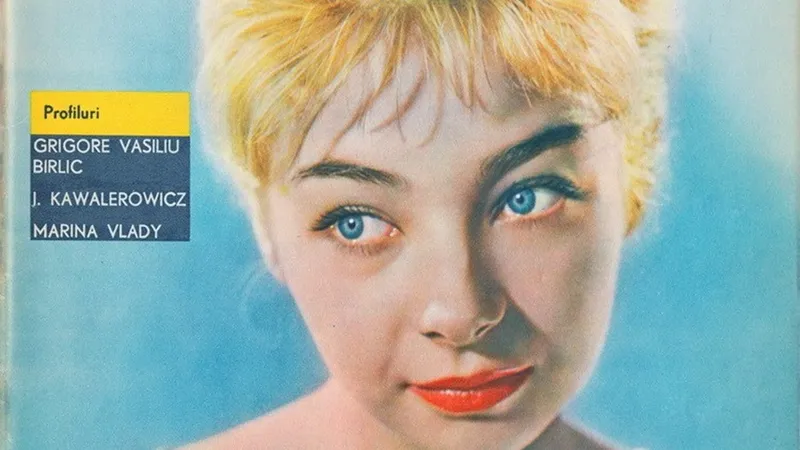 Cinema Nr. 7 - 1963 - Anul I - coperta I: Elena Caragiu. Foto: Foto: Facebook / Studiourile Buftea