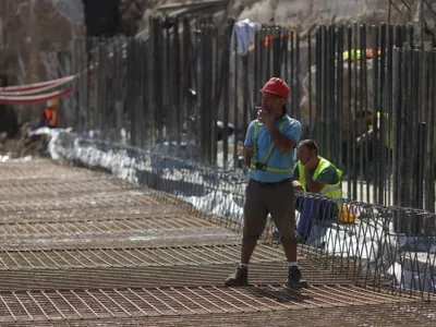 Lucrări la Planşeul Unirii - Foto: INQUAM PHOTOS/George Călin