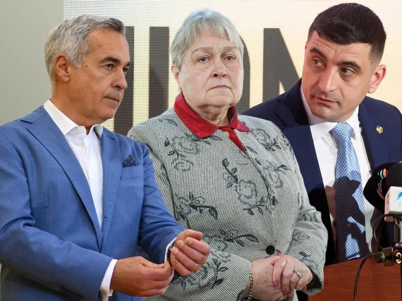 Călin Georgescu, Bracari și George Simion - Foto. Colaj