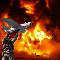 Atac cu drone asupra aerodromului militar Morozovsk din Rusia, unde erau avioanele Su-34 și Su-24 - Foto: Facebook/ Volodimir Zelenski - Caracter ilustrativ