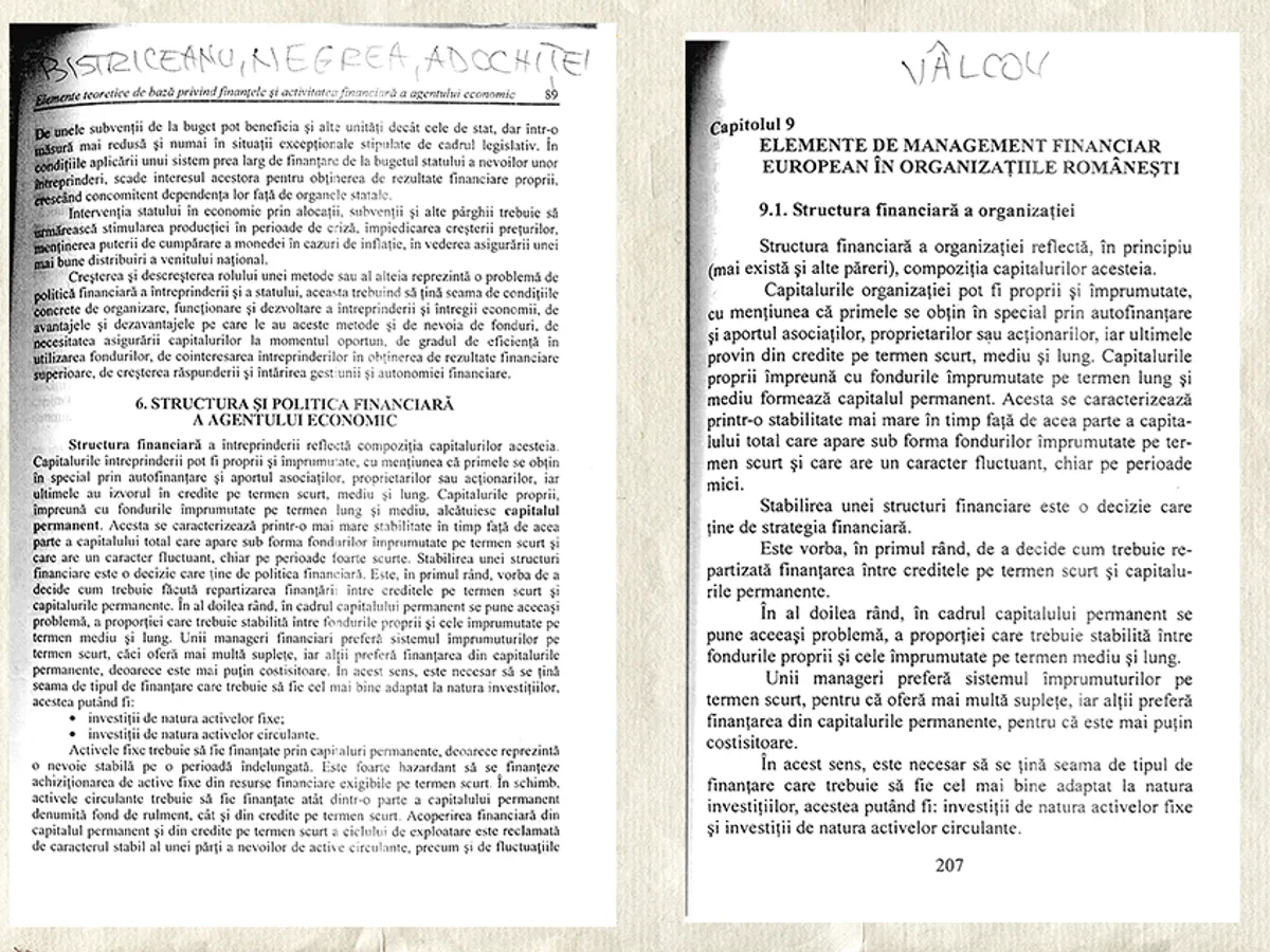 Încă un exemplu de plagiat al lui Vâlcov considerat „malefic“ de către profesorul universitar Dorin Ișoc