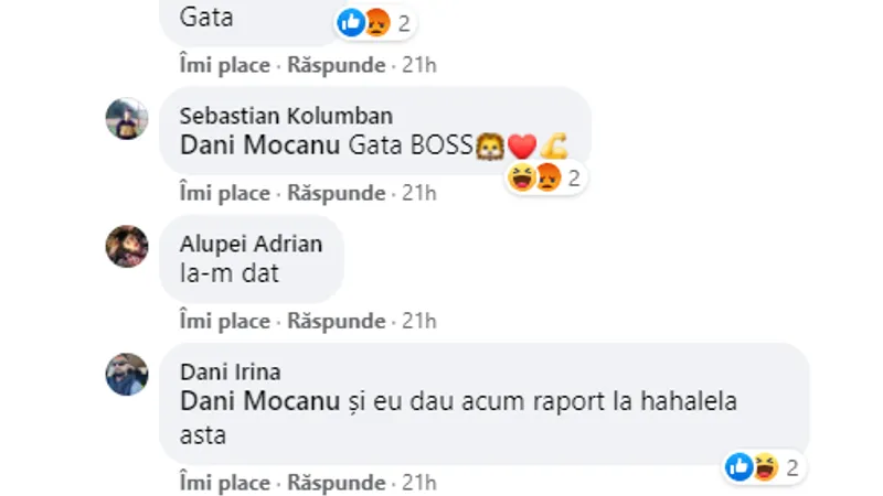 Mesajele fanilor lui Dani Mocanu către o cântăreață