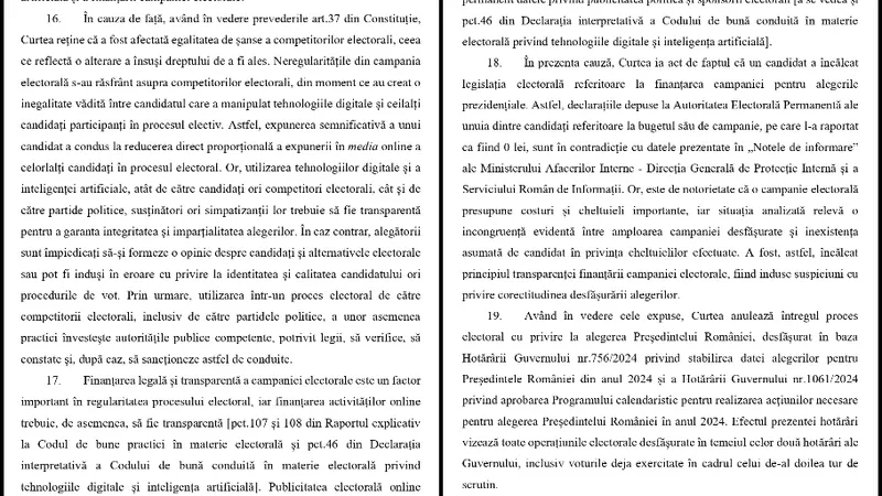 CCR explică anularea alegerilor: vot manipulat prin finanțare ascunsă și promovare agresvă, ilegală: FOTO - Profimedia(imagine cu rol ilustrativ)