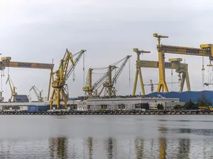 Şantierul Naval Damen Mangalia, înainte de faliment - Foto: INQUAM PHOTOS/Daniel Stoenciu