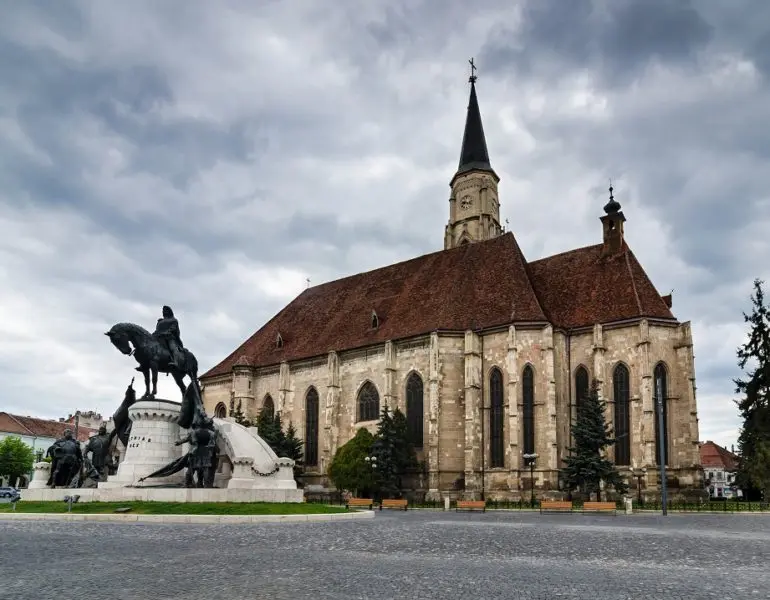 Piața Unirii din Cluj-Napoca/FOTO: bunadimineata.ro