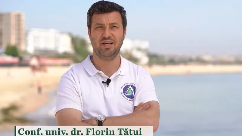 Florin Tătui, cercetător conferențiar universitar doctor la Facultatea de Geografie a Universității din București Foto: captură Youtube Universitatea București