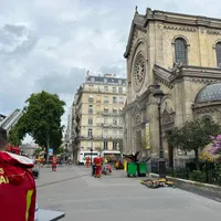 Român arestat pentru incendierea unei biserici din Paris. Pagube de 3.000.000 € - Foto: X