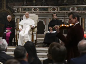 VIDEO „Balada” lui Ciprian Porumbescu a fost interpretată în Capela Sixtină. Papa Leon XIV, prezent - Foto: Profimedia Images