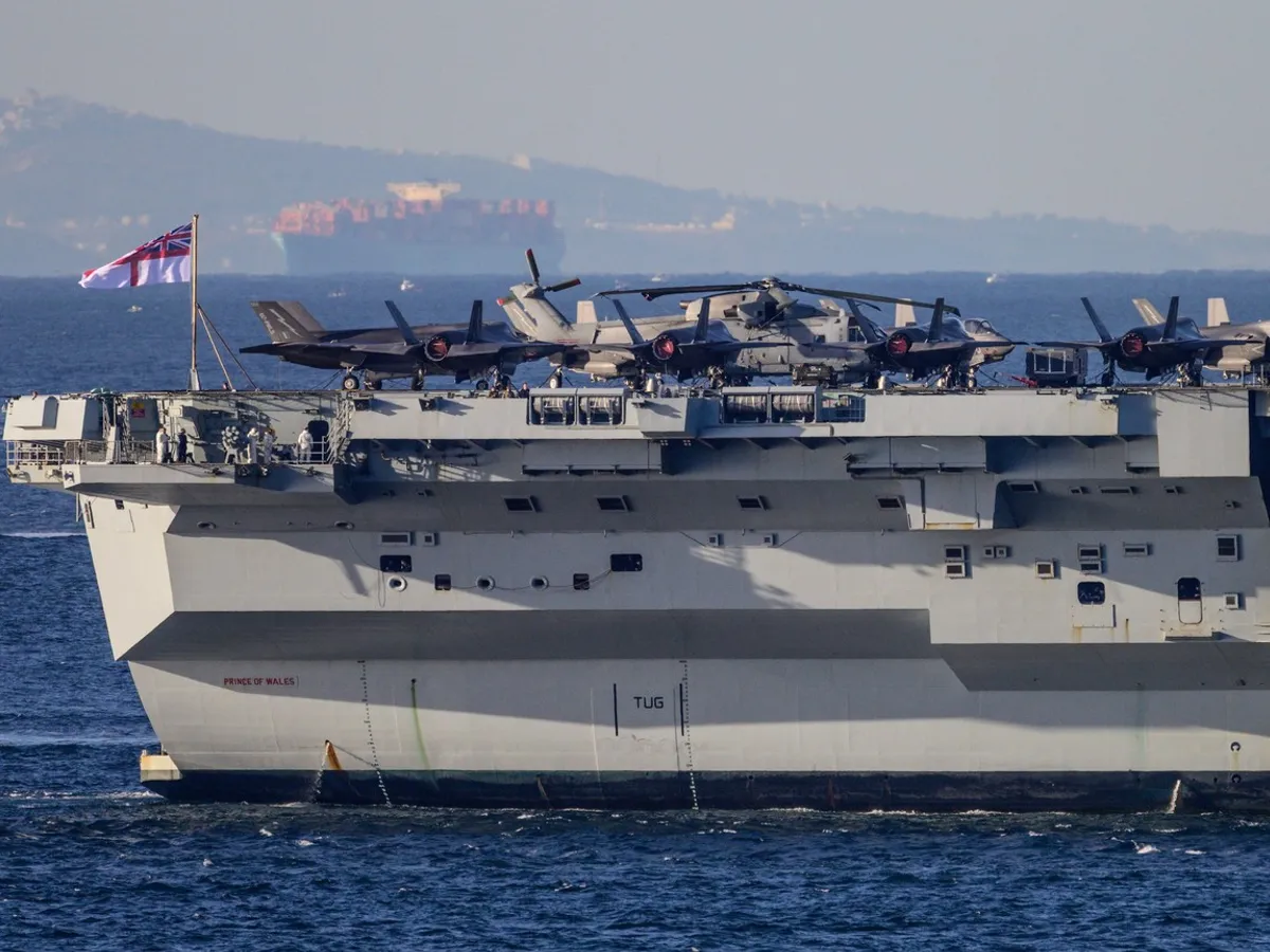 Marea Britanie trimte portavionul HMS Prince of Wales în nordul îndepărtat împotriva Rusiei - Foto: Profimedia  Images (imagine cu rol ilustrativ)