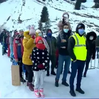 Coadă la telegondolă/FOTO: Digi24