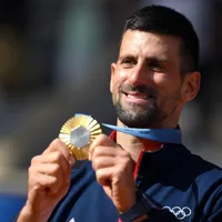Novak Djokovic a câștigat medalia de aur la Jocurile Olimpice după ce l-a învins pe Carlos Alcaraz - Foto: Profimedia Images