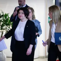 Premierul moldovean Natalia Gavriliţă și președintele PE Roberta Metsola, la Bruxelles. / Foto: Profimedia