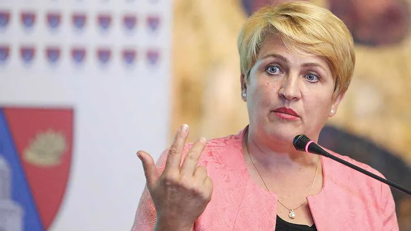 Lucia Varga, fost ministru al mediului -Foto: INQUAM PHOTOS/ Alexandru Bușcă