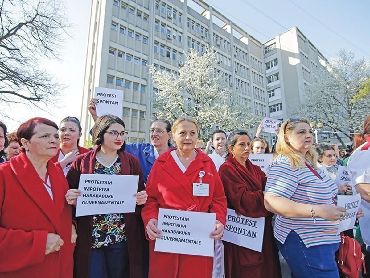 REACȚIE Schimbările haotice din sistemul medical au fost prilejul a numeroase proteste în ultimii ani - Foto: INQUAM PHOTOS/ George Călin