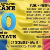 Afișul concertului și trupele participante