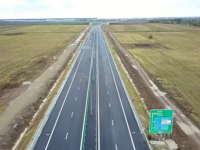 Azi trebuia să se circule pe autostrada chinezească din jurul Capitalei. Darea în trafic, amânată - Foto: Facebook / Horațiu Cosma