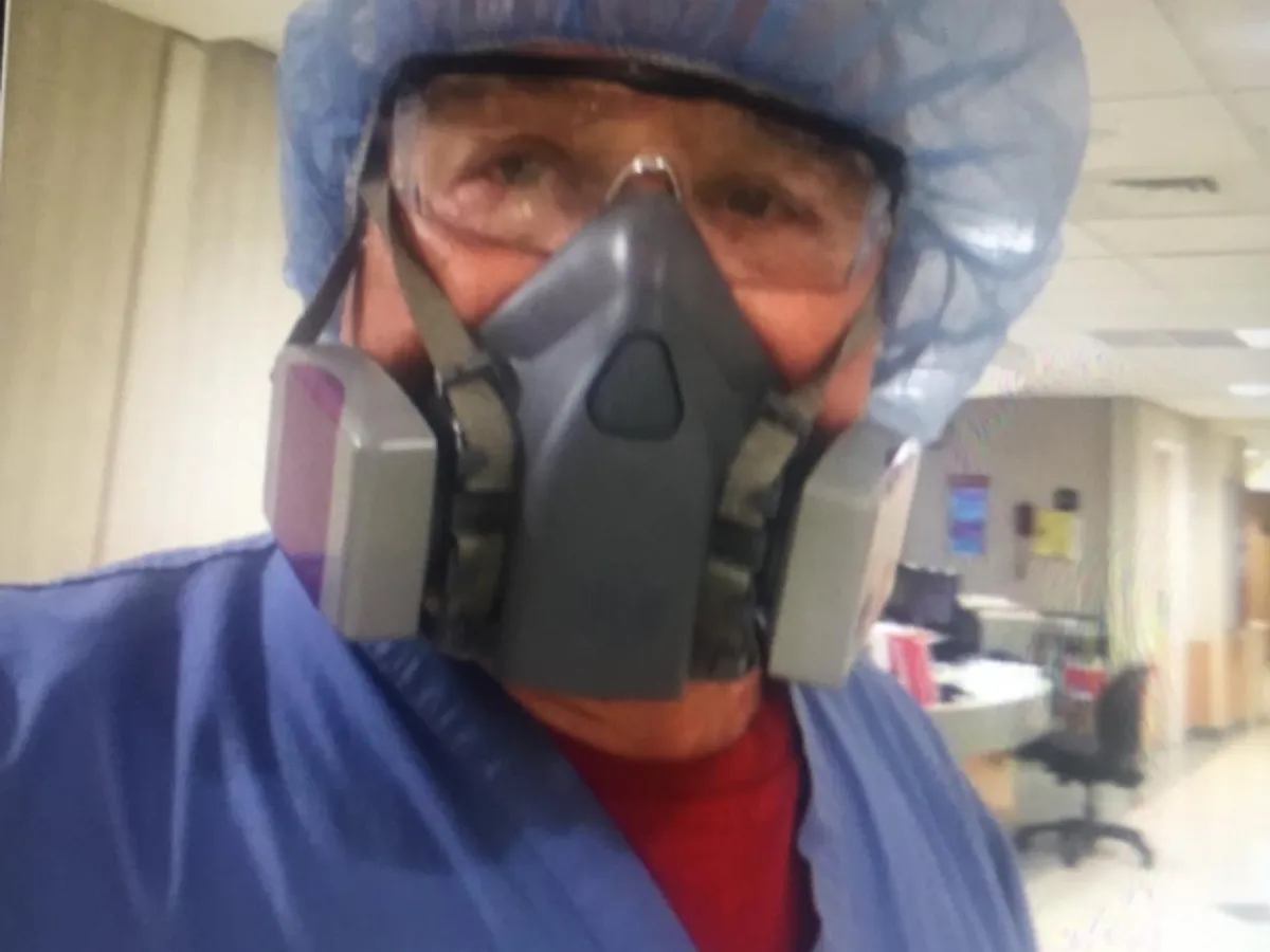 Dr. Adrian Sângeorzan, la spital, în timpul pandemiei
