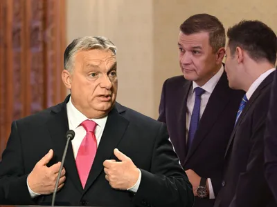 Viktor Orban și Grindeanu și Manda - Foto: Profimedia Images / INQUAM PHOTOS