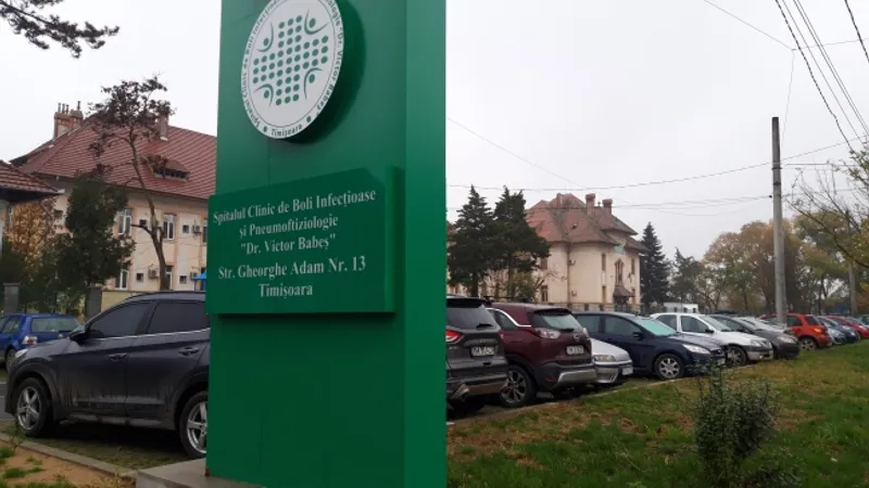 Spitalul Victor Babeș din Timișoara. Sursă imagine: ziuadevest.ro