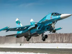 Ucraina a dat „daună totală” Moscovei. Un avion de atac Su-34 de 50.000.000 a fost doborât - Foto: Profimedia Images