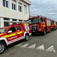 Amenințare cu bombă la un liceu din Timișoara. Elevii și profesorii au fost evacuați de urgență - FOTO: Facebook/IGSU