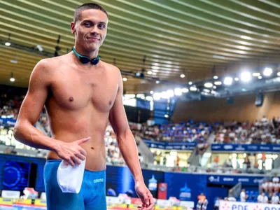 Ora de start a finalei lui David Popovici la 100 m liber! Campionul nostru luptă AZI pentru aur la Europenele de la Paris