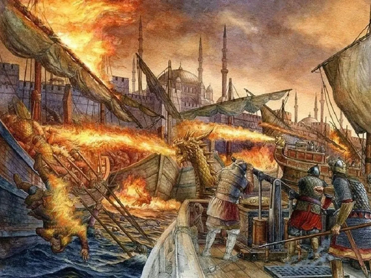 Ce era focul grecesc, arma de temut a Imperiului Bizantin