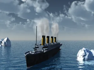 Titanic, reconstituire grafică - Foto: Wikimedia/	Nesnad/CC BY 3.0