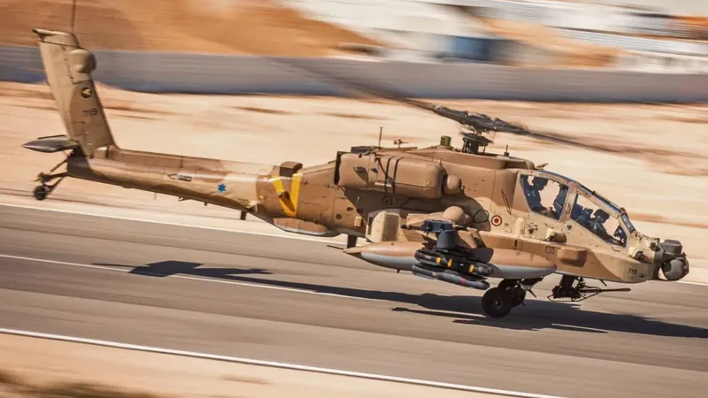 Misterioasa rachetă cu dungi roșii folosită în atacurile Israelului asupra Hamas - Foto: X/IAF