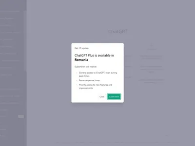 Abonamentul pentru ChatGPT în România costă 20 de dolari pe lună, la fel ca şi în alte ţări - Foto: captură Internet