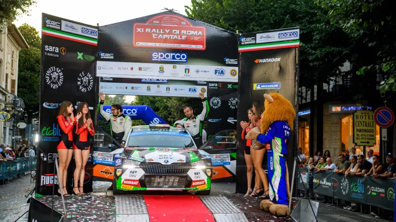 Ce au făcut cele 6 echipaje românești la Rally di Roma: două podiumuri în ERC și un abandon - Foto: Facebook/Simone Tempestini