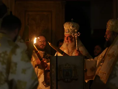 Mesajul Patriarhului Daniel: Învierea lui Hristos este izvor de pace și bucurie, de speranță - Foto: INQUAM PHOTOS / George Călin