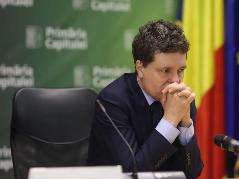 Nicuşor Dan, la predarea ştafetei la Primăria Capitalei - Foto: INQUAM PHOTOS/George Călin