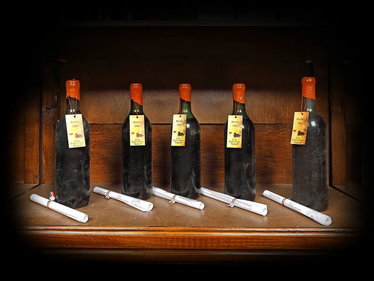 Verticală de vinotecă, Merlot, Dealu Mare, anii '80-'90, 5st x 0,75l