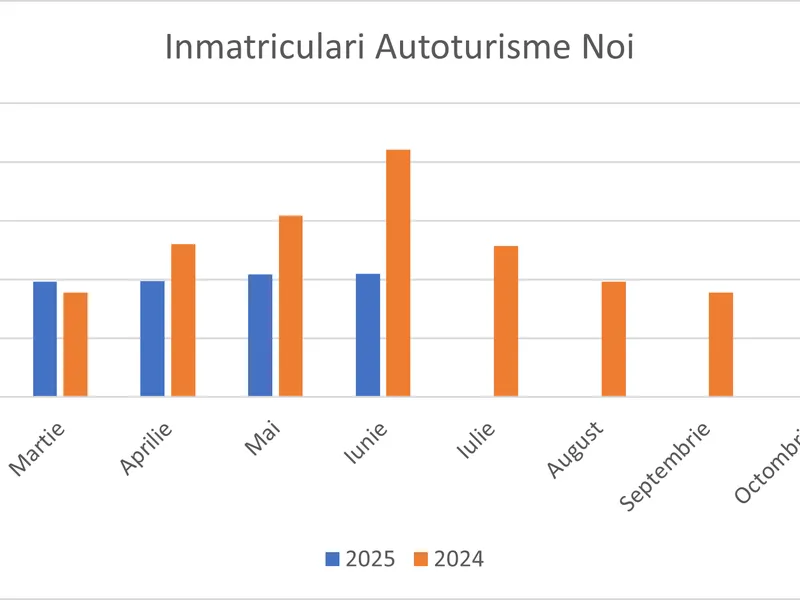 Efectul lipsei Rabla 2025: Piața auto din România, pe butuci, -50% în iunie. Electricele, -54% - Foto: APIA