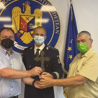 O cruce de patrimoniu, furată din Muzeul Bisericii Evanghelice din Cisnădie, recuperată de polițiști. / Foto: sb.politiaromana.ro