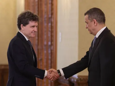 Niucșor Dan și Grindeanu - Foto: INQUAM PHOTOS / Octav Ganea
