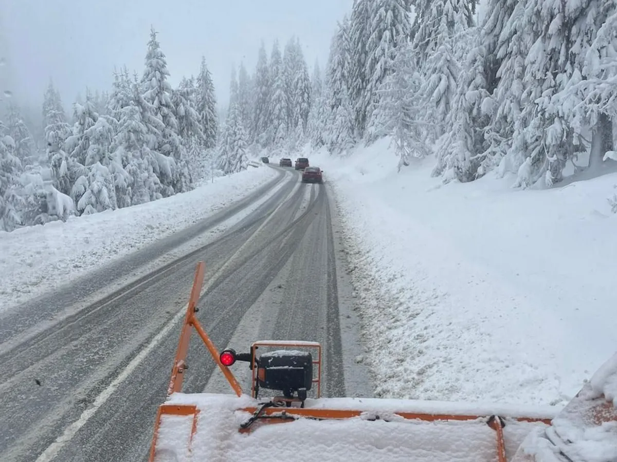 Zona din România unde zăpada a ajuns la 75 de centimetri, iar termometrele au indicat și -18 grade Celsius