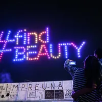 VIDEO Grația și tehnologia s-au contopit în dans pe muzica lui Enescu la Sibiu/ Facebook