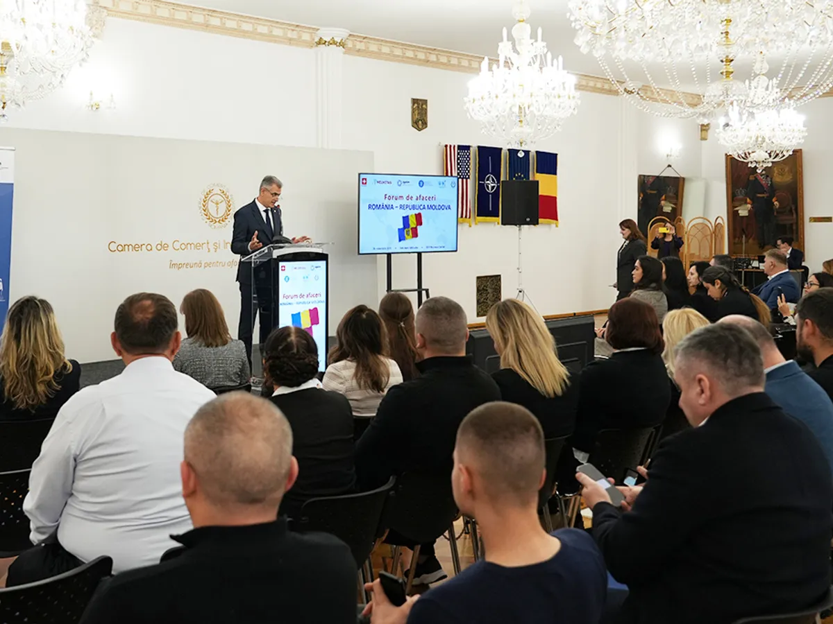 CCIR în parteneriat cu Camera de Comerț și Industrie a Republicii Moldova, a organizat Forumul de Afaceri România-Republica Moldova Foto: CCIR