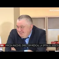 Fostul director al Spitalului Județean Suceava, Mircea Macovei/FOTO: Bucovina TV