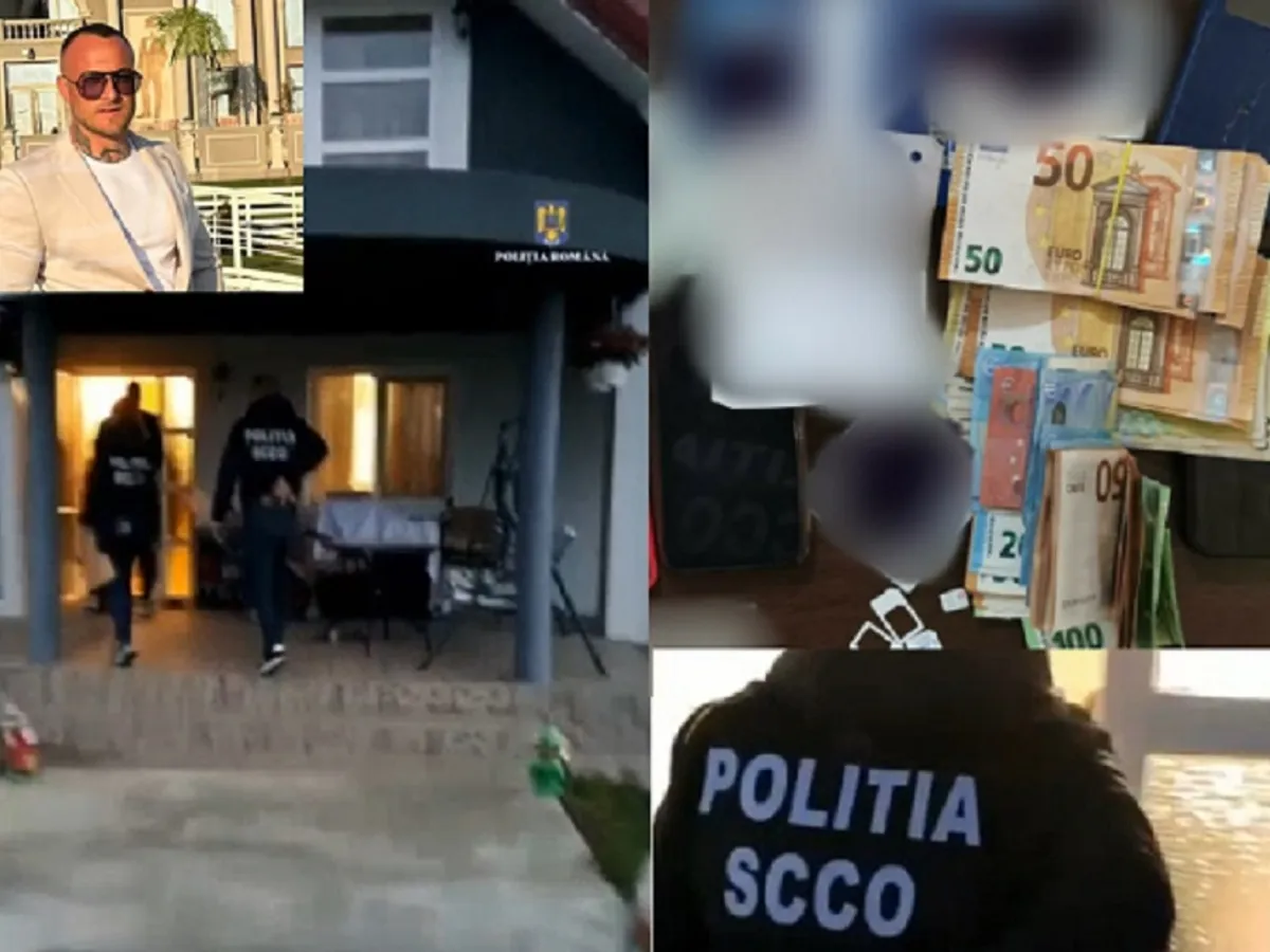 Percheziții într-un caz de prozenetism Foto: Captură Poliția-DIICOT/ Facebook