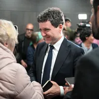 Nicuşor Dan, în conferinţa de presă cu mass-media internaţională - Foto: INQUAM PHOTOS/Raul Ştef