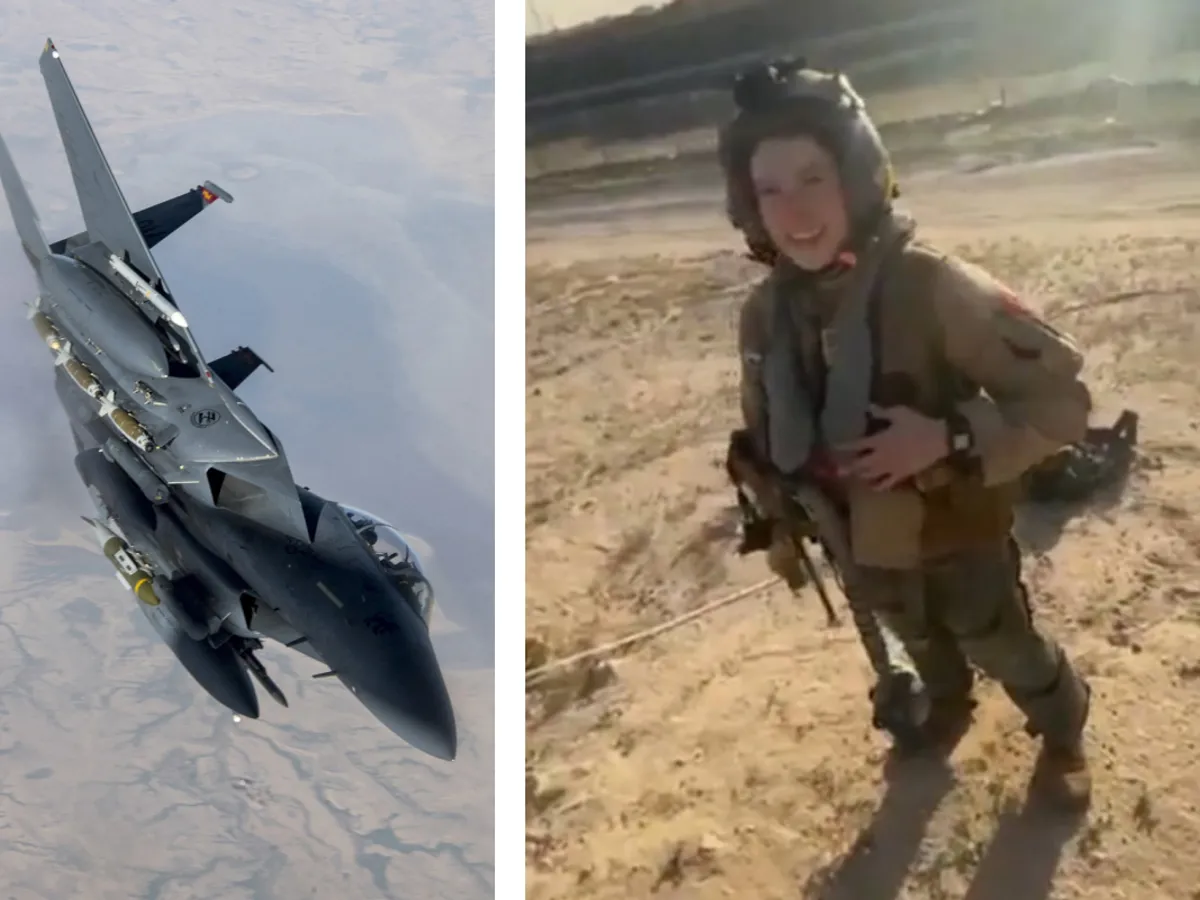 Femeie pilot F-15 - Foto: X/ @JuliusChapiro